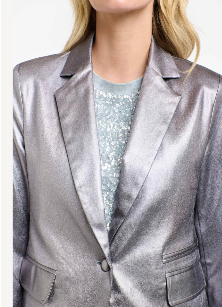 Shine Your Way Blazer Pewter