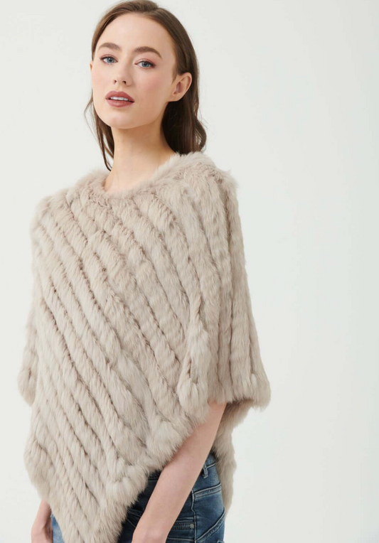 Fur Poncho Stone