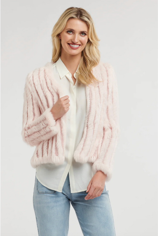 Fur Jacket Ballet Pink