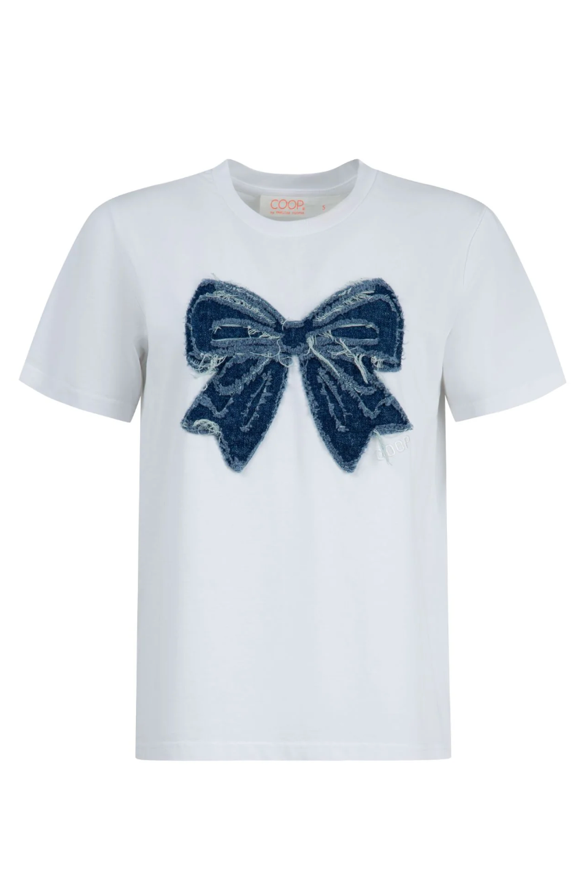 Simply Bowtiful Tee Denim