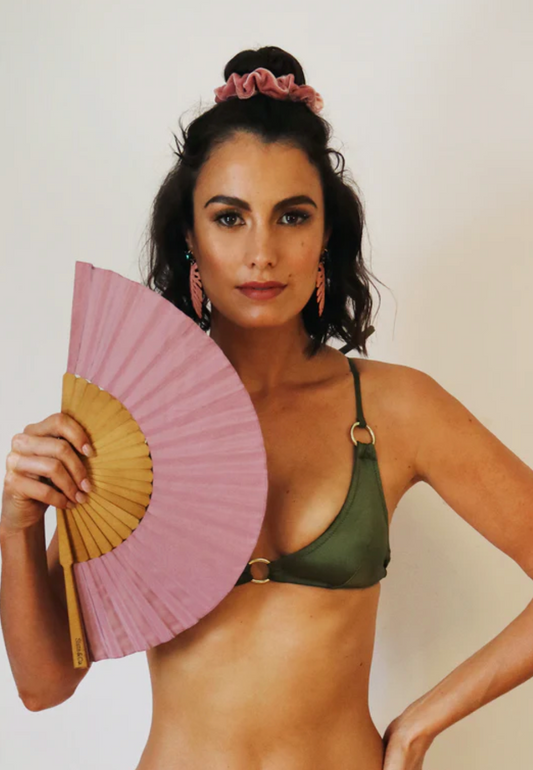 Dusty Rose Lady Fan