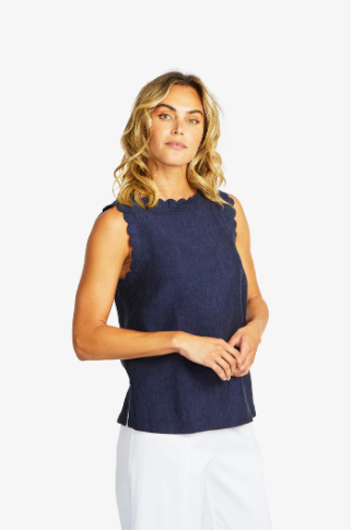 Lucy Top Navy