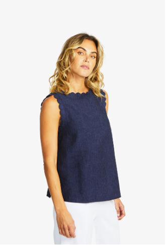 Lucy Top Navy