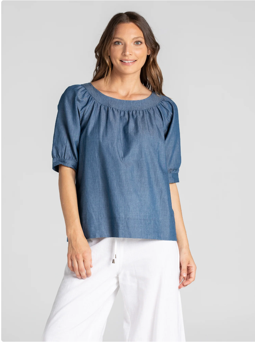 Bliss Denim Top
