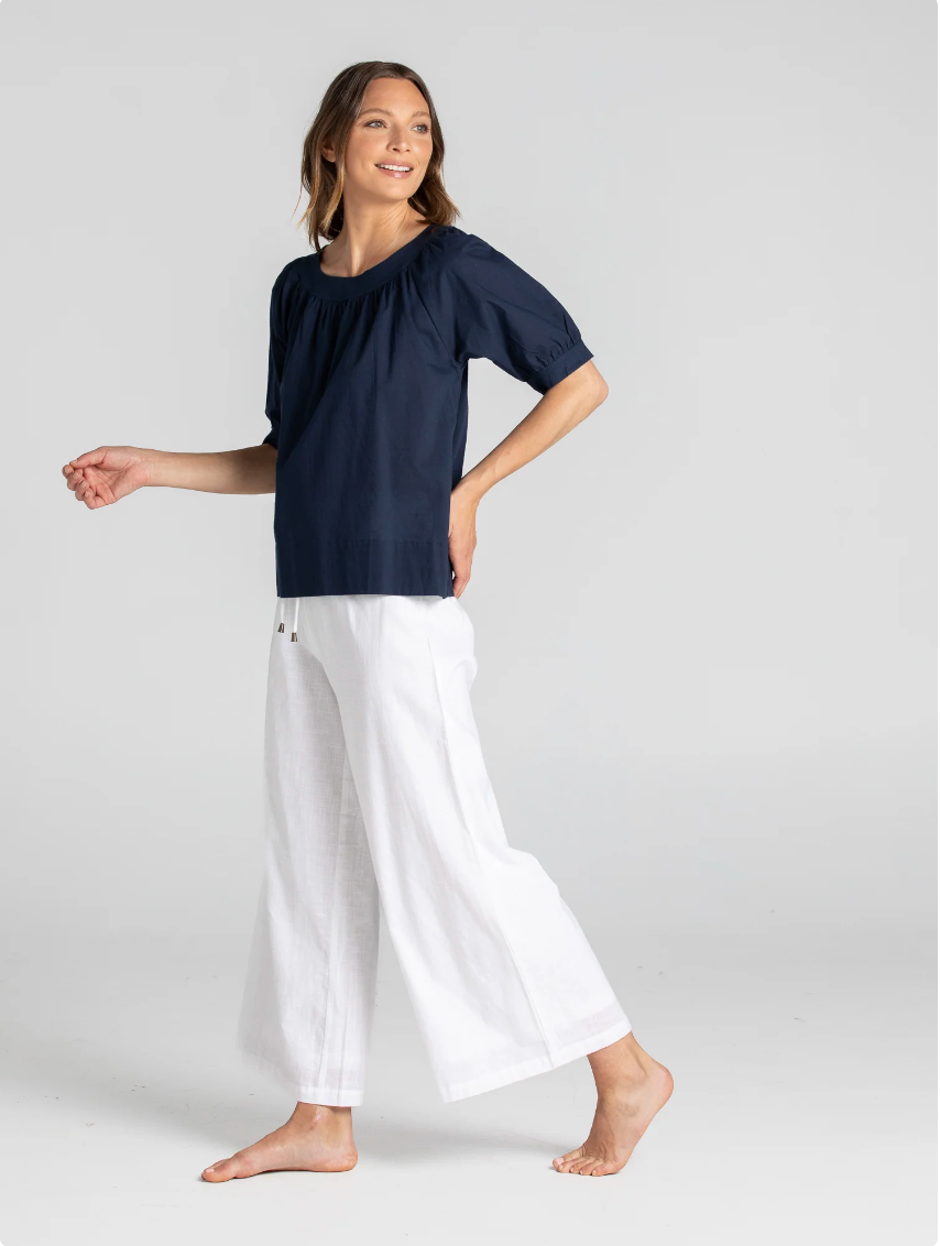 Bliss Navy Top