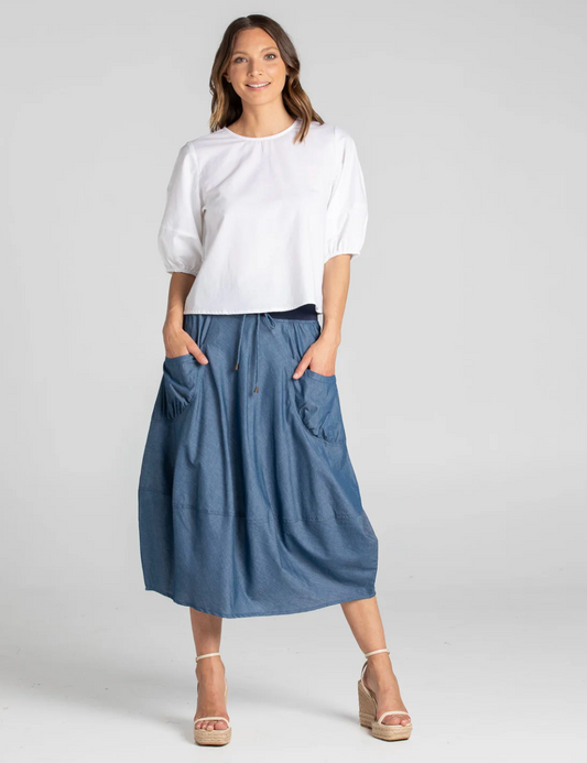 Guru Chambray Skirt