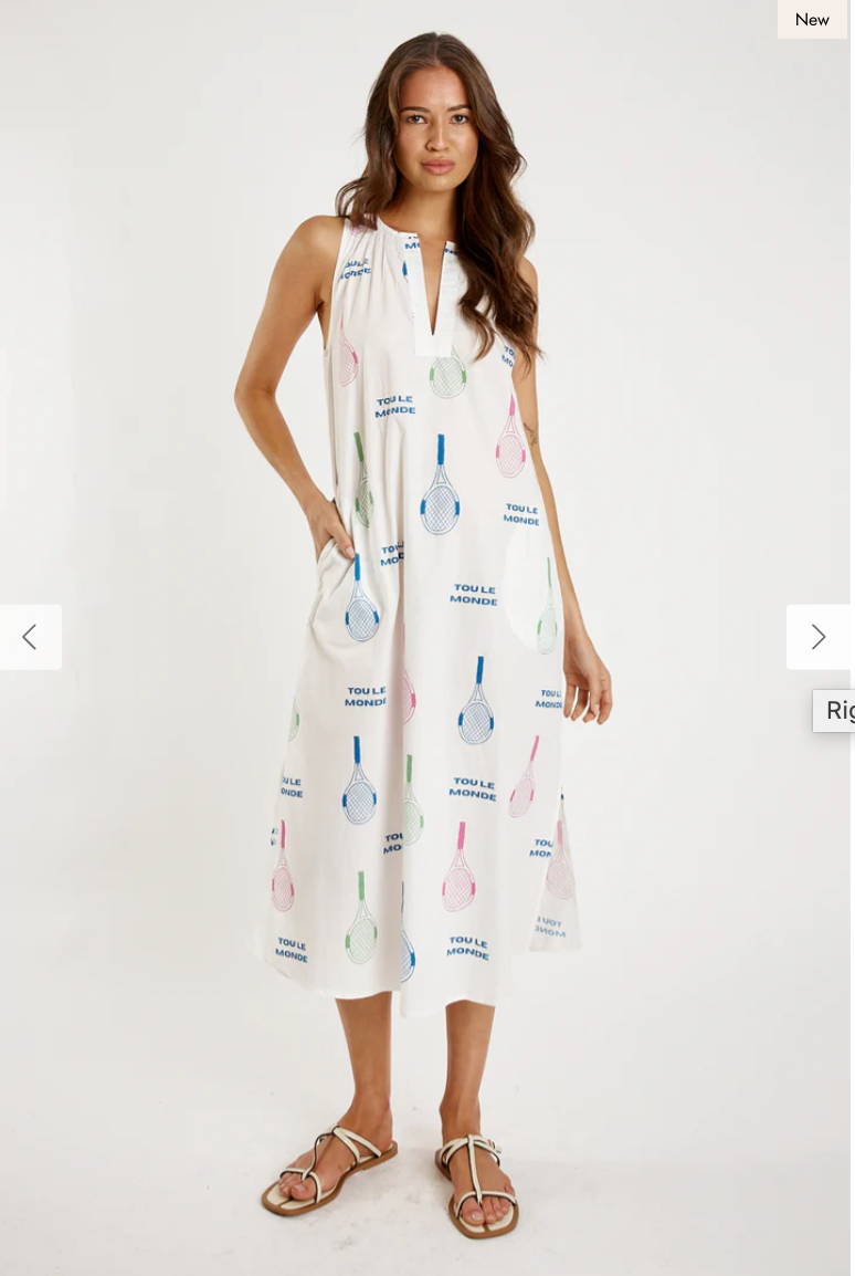 Tout Le Tenis S/Less Dress