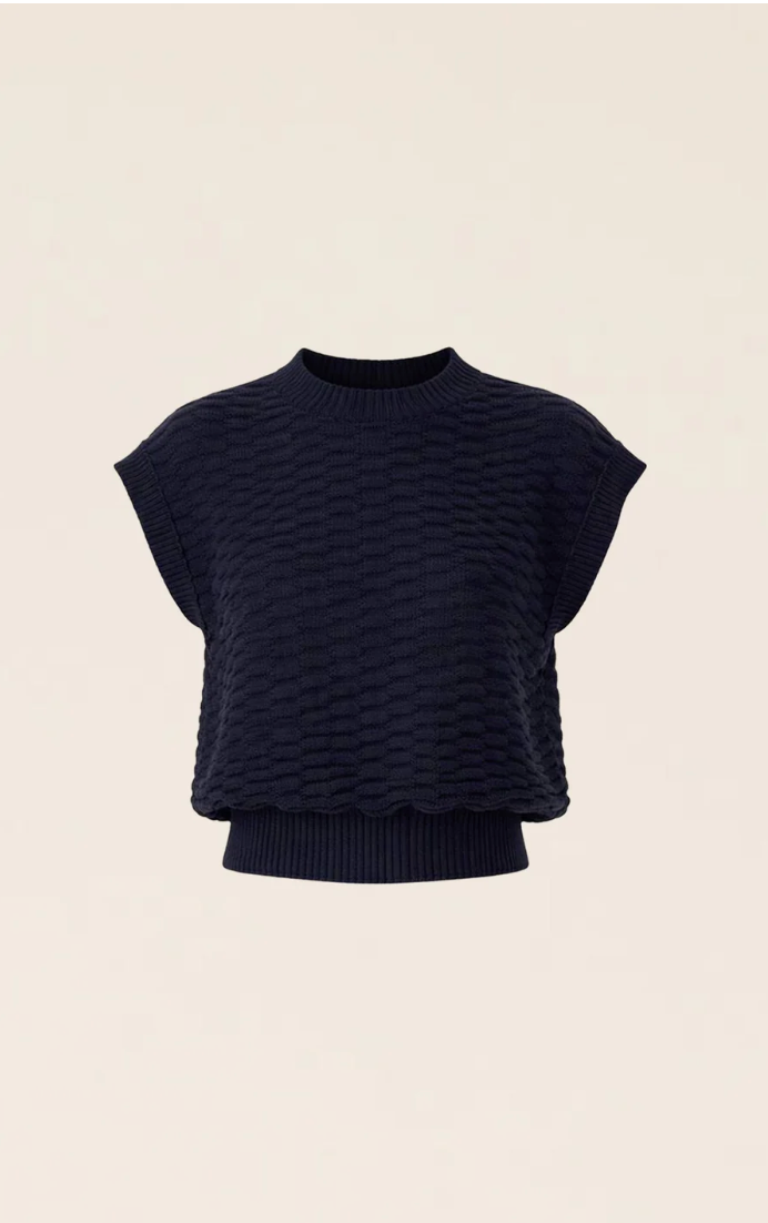 Bubble Knit Navy