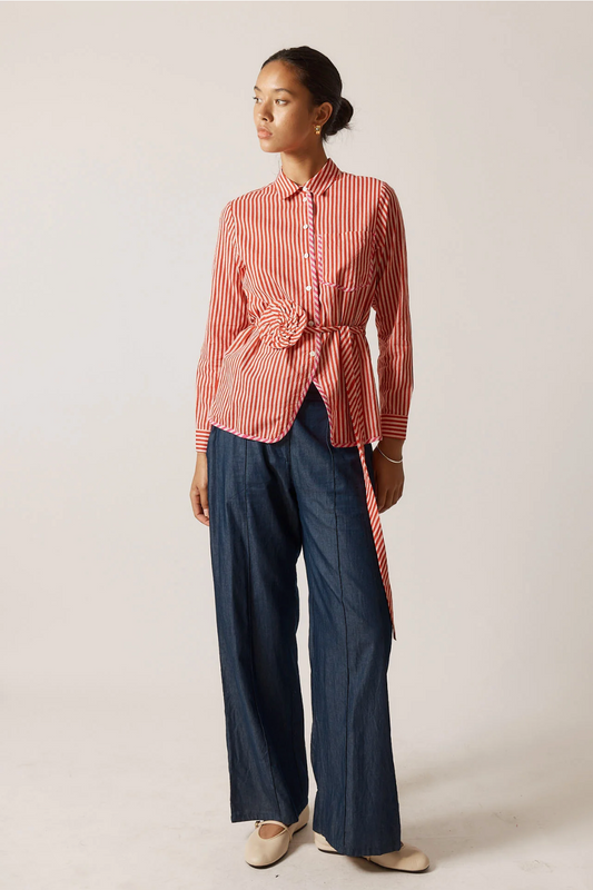 Countryside Rose Top Red