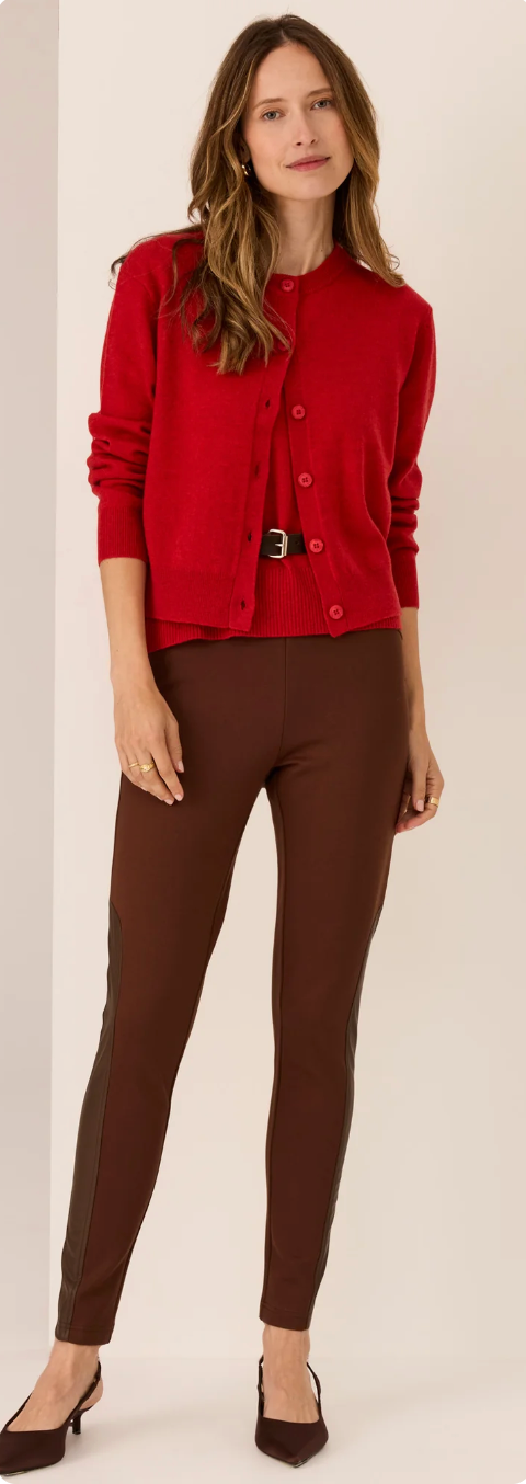 Orson Cardigan Red