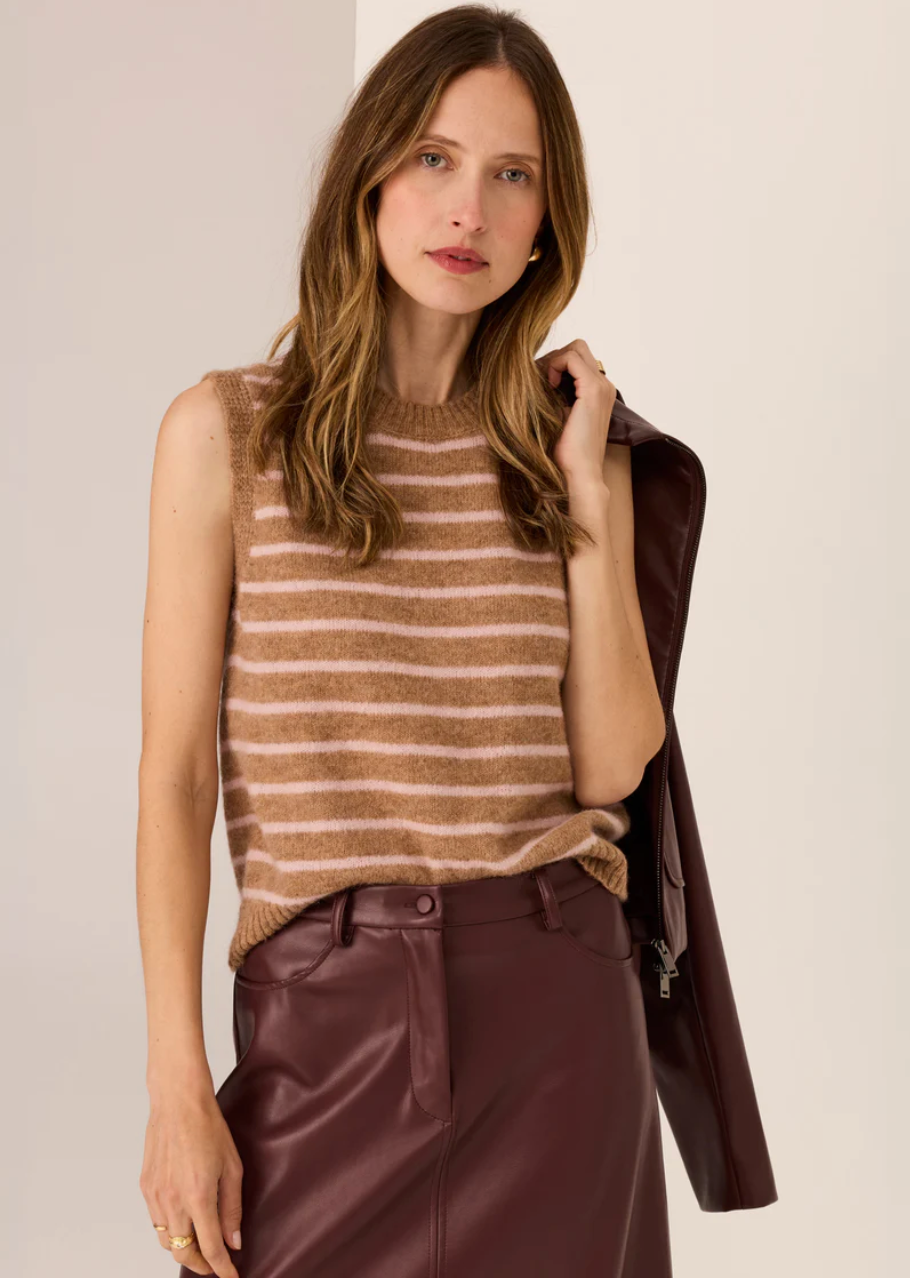 Carmel Striped Vest