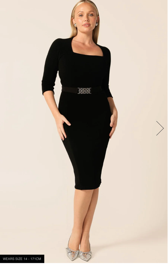 Iris 3/4 Sleeve Dress