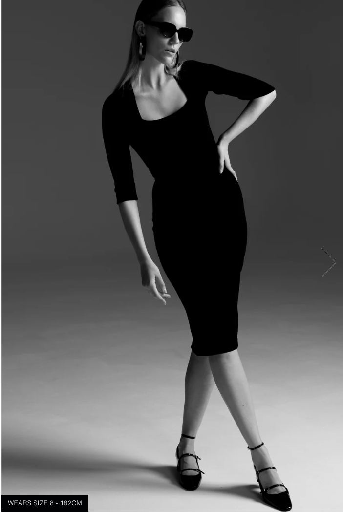 Iris 3/4 Sleeve Dress