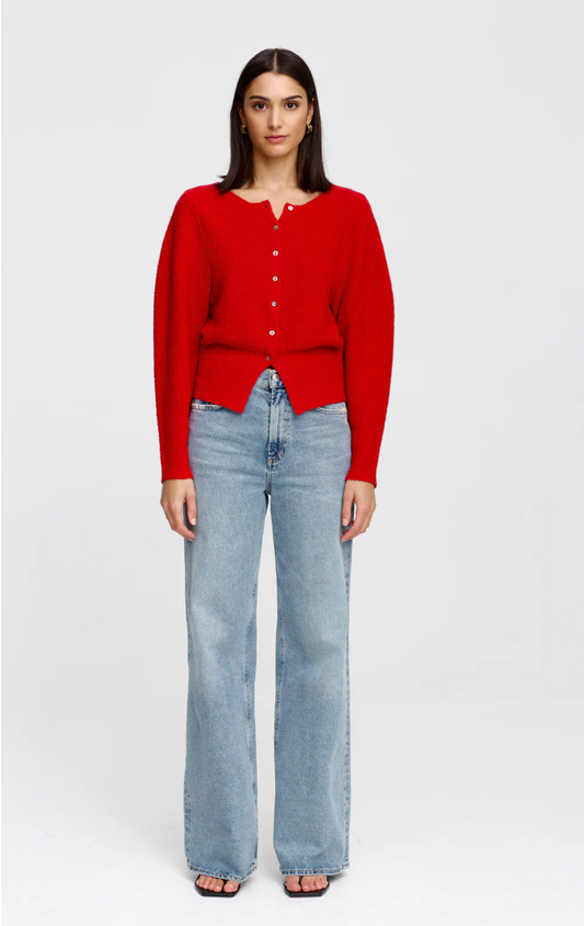 Montana Cardigan Cherry