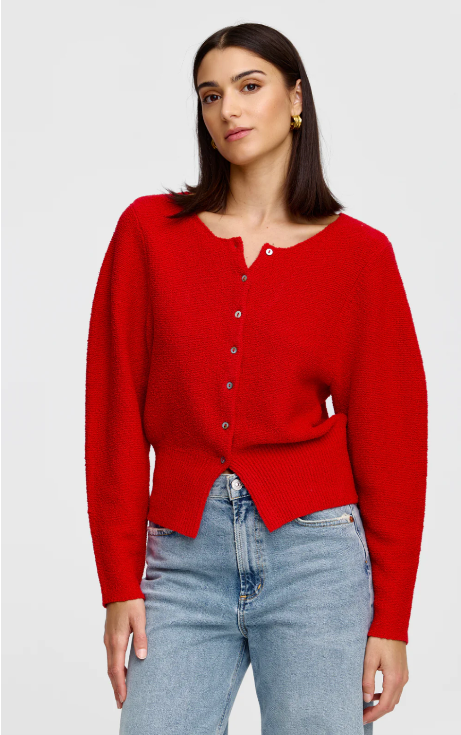 Montana Cardigan Cherry