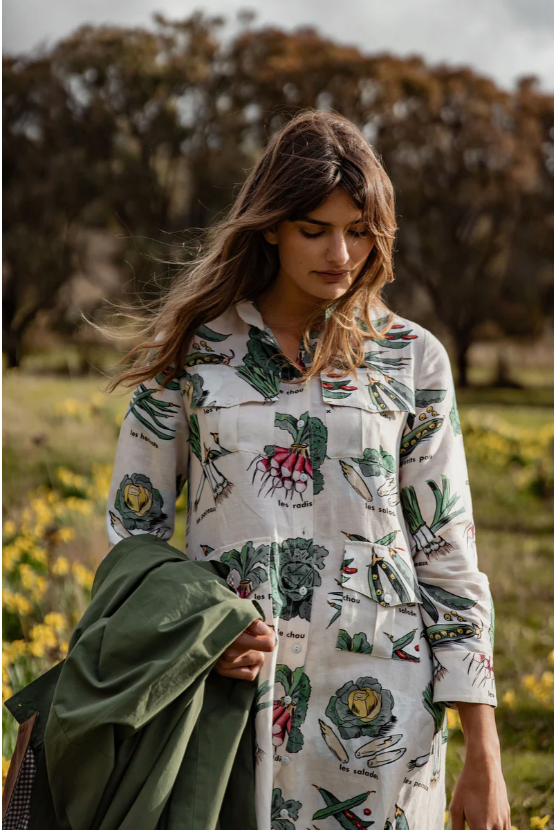 I Beg Your Pardon in the Veggie Garden Dress
