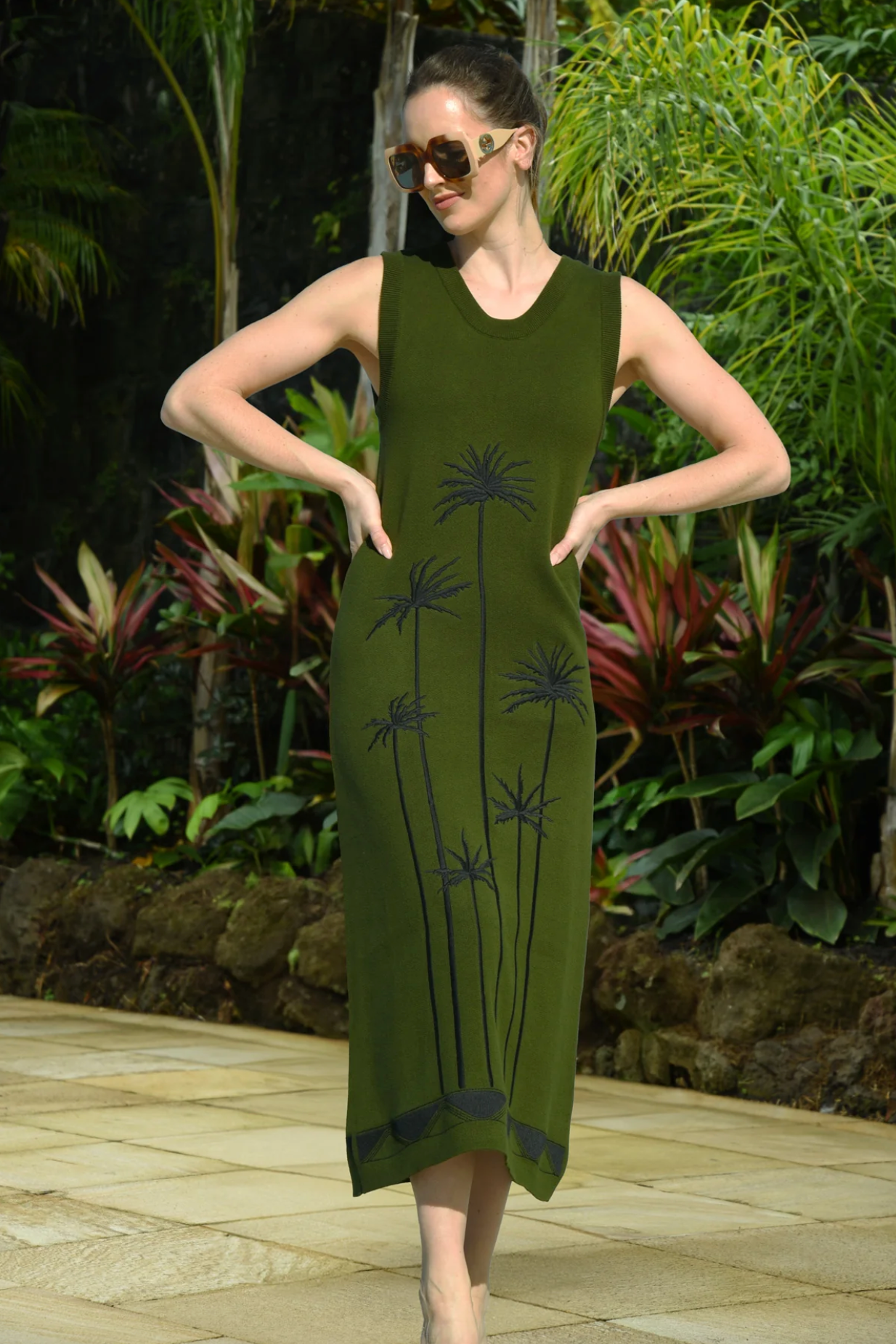 Swaying Palms Dress