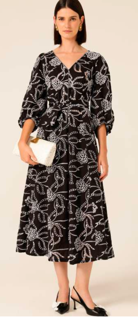 Radiant Realm Dress Blk