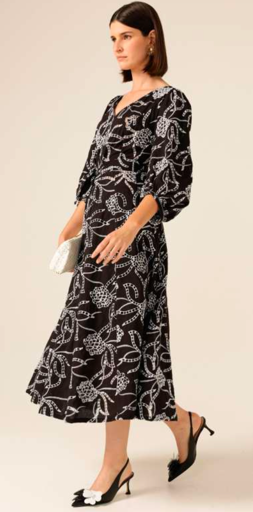 Radiant Realm Dress Blk