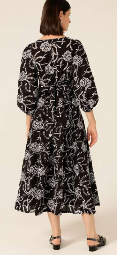 Radiant Realm Dress Blk