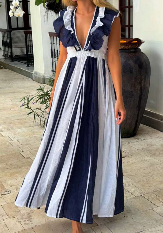 Frankie Dress Stripe