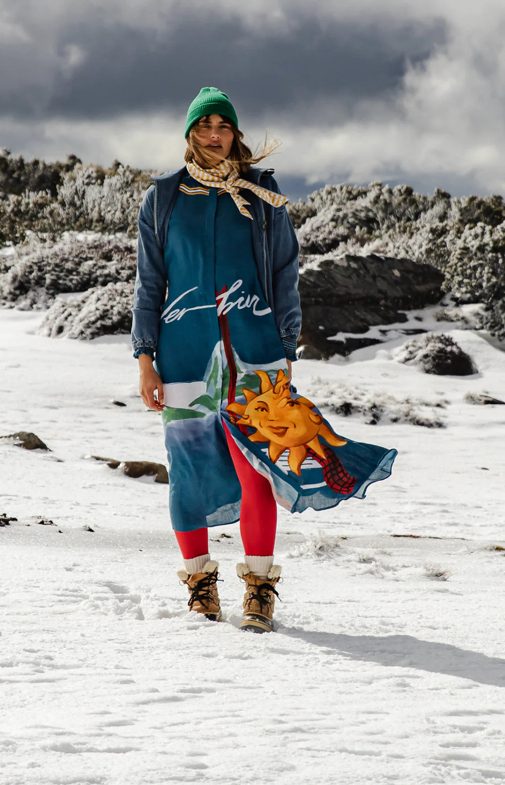 Getting Air in Verbier Dress