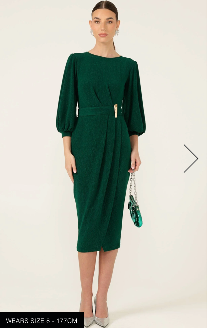 Nicole Dress Emerald