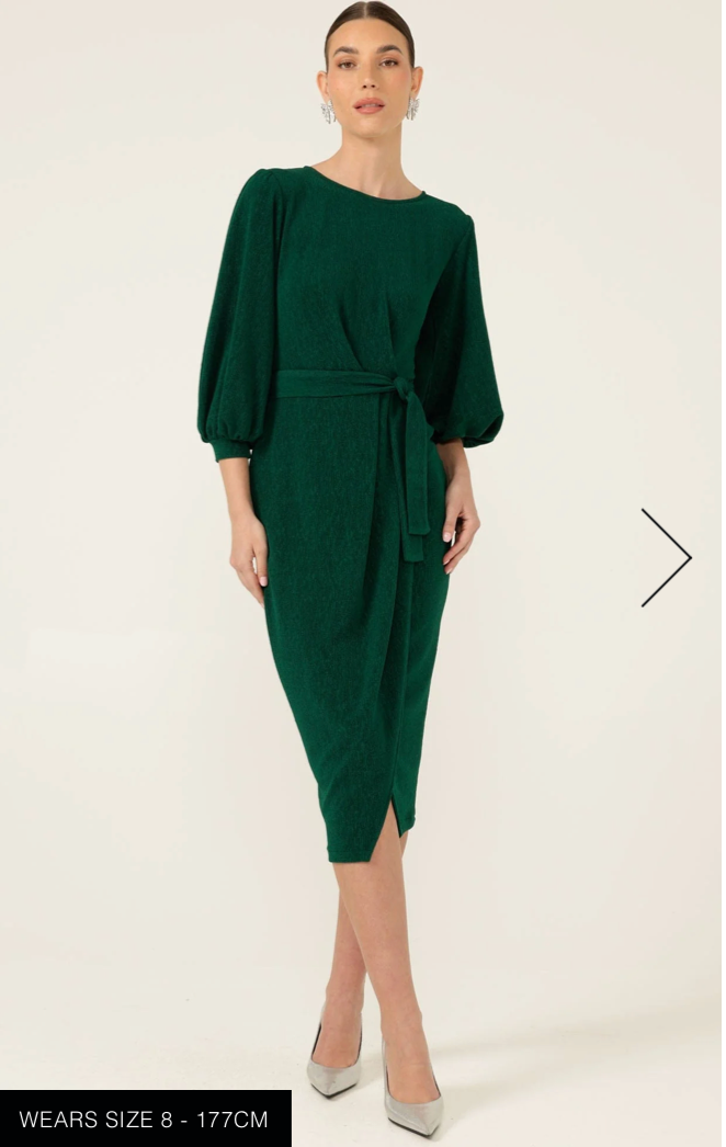 Nicole Dress Emerald