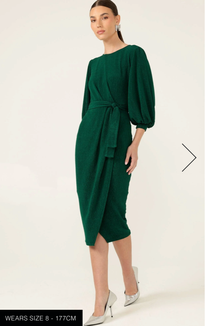Nicole Dress Emerald