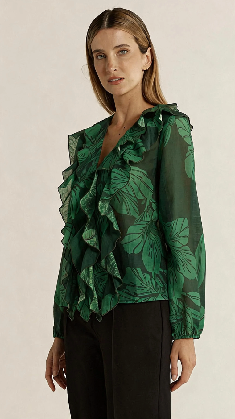 Lynn Ruffle Blouse