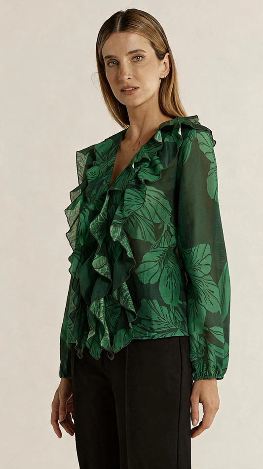 Lynn Ruffle Blouse