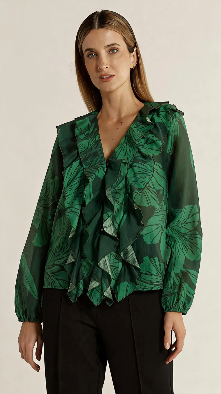 Lynn Ruffle Blouse