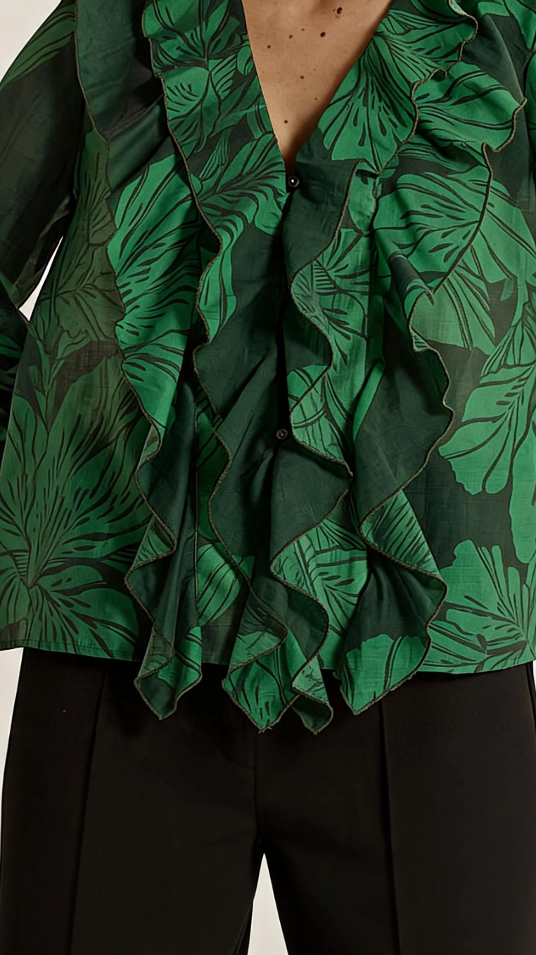 Lynn Ruffle Blouse