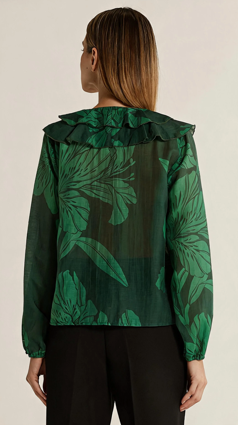 Lynn Ruffle Blouse