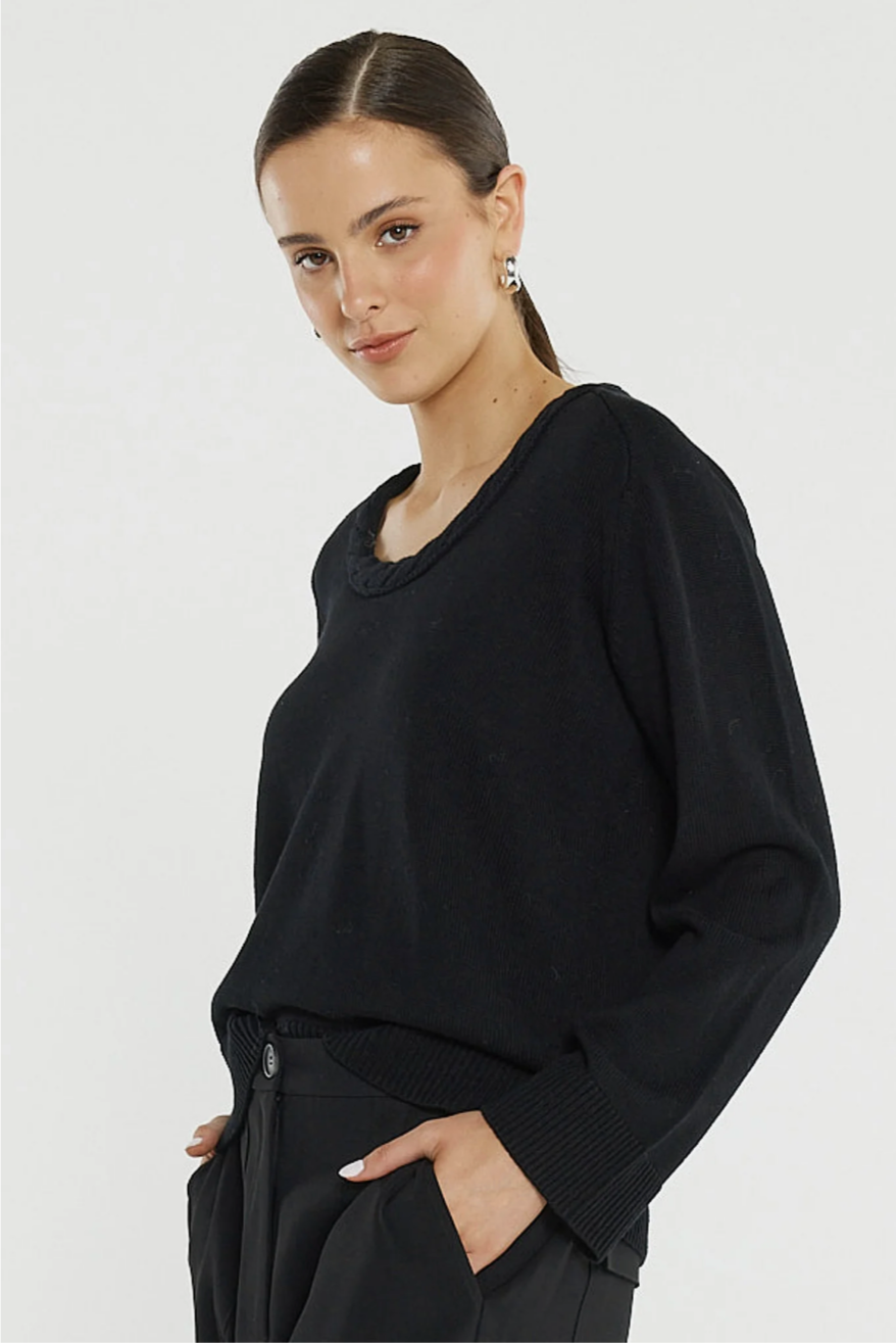 Roe Knit Black