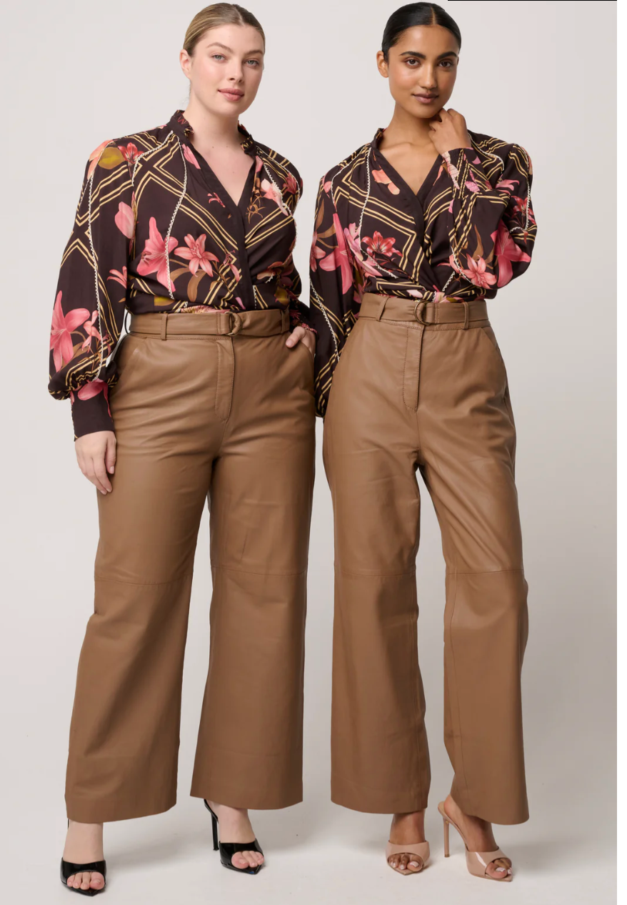Illusion Printed Blouse
