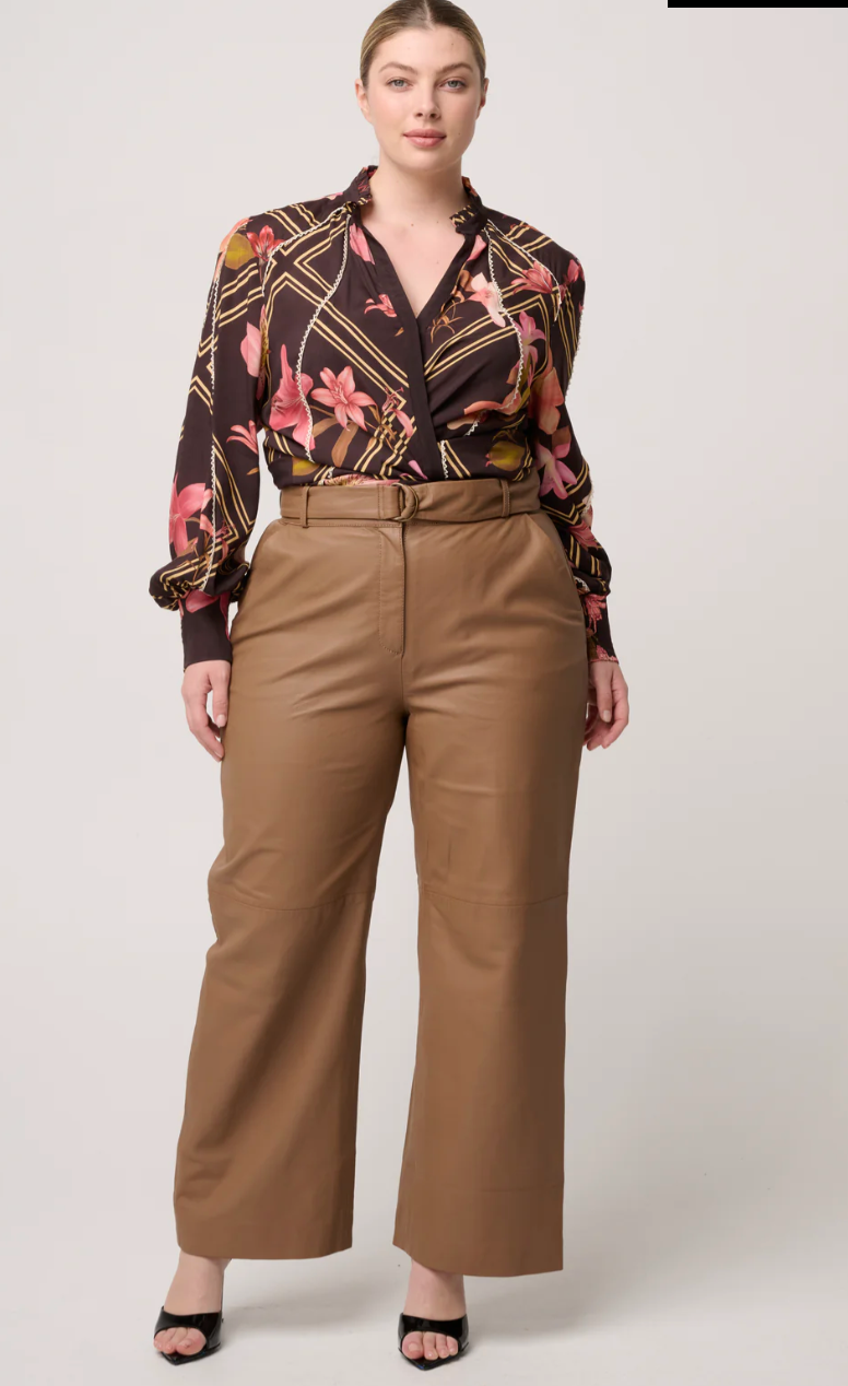 Illusion Printed Blouse