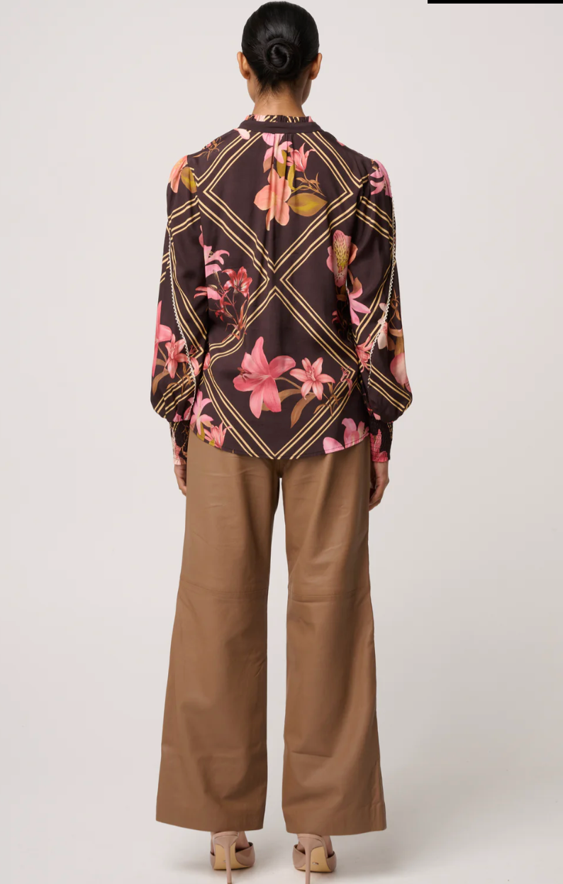Illusion Printed Blouse