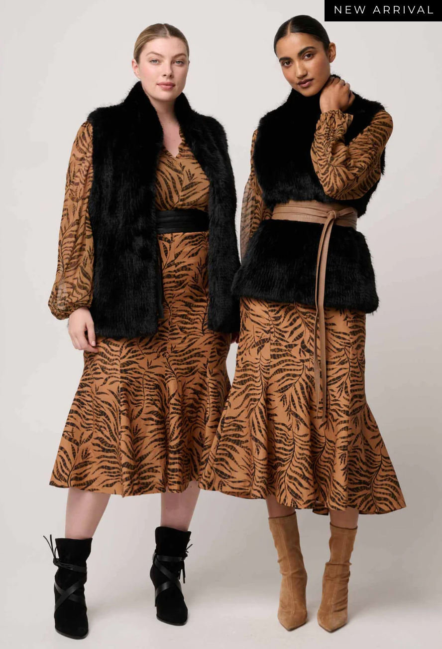 Hazel Faux Fur Vest