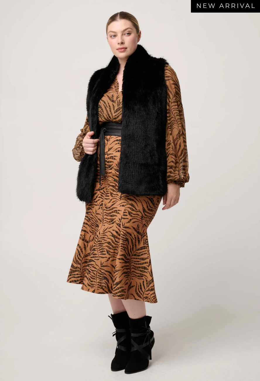 Hazel Faux Fur Vest