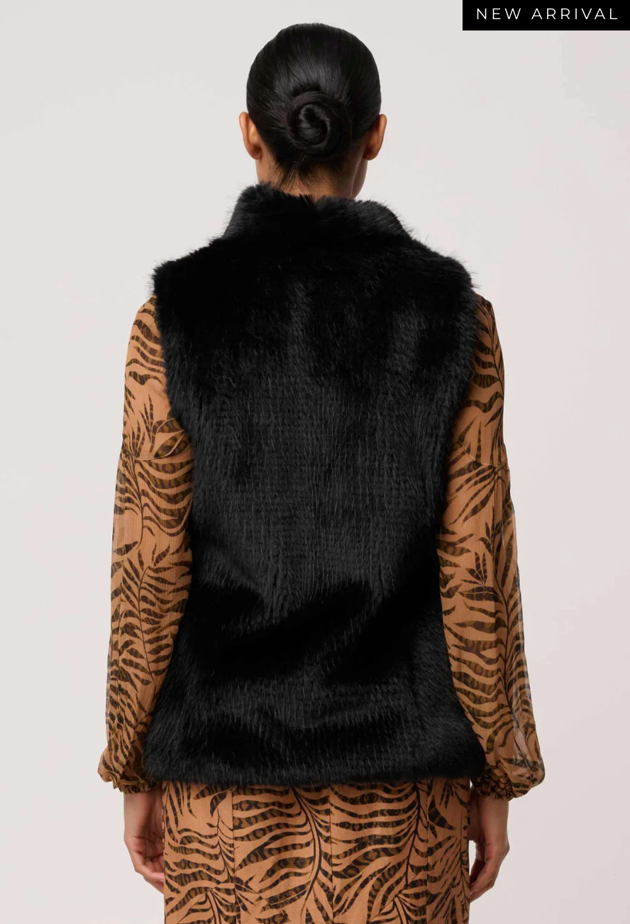 Hazel Faux Fur Vest