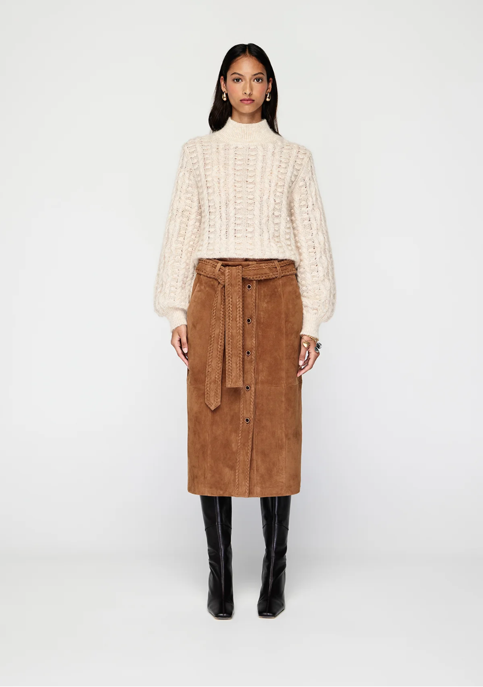 Nola Suede Skirt