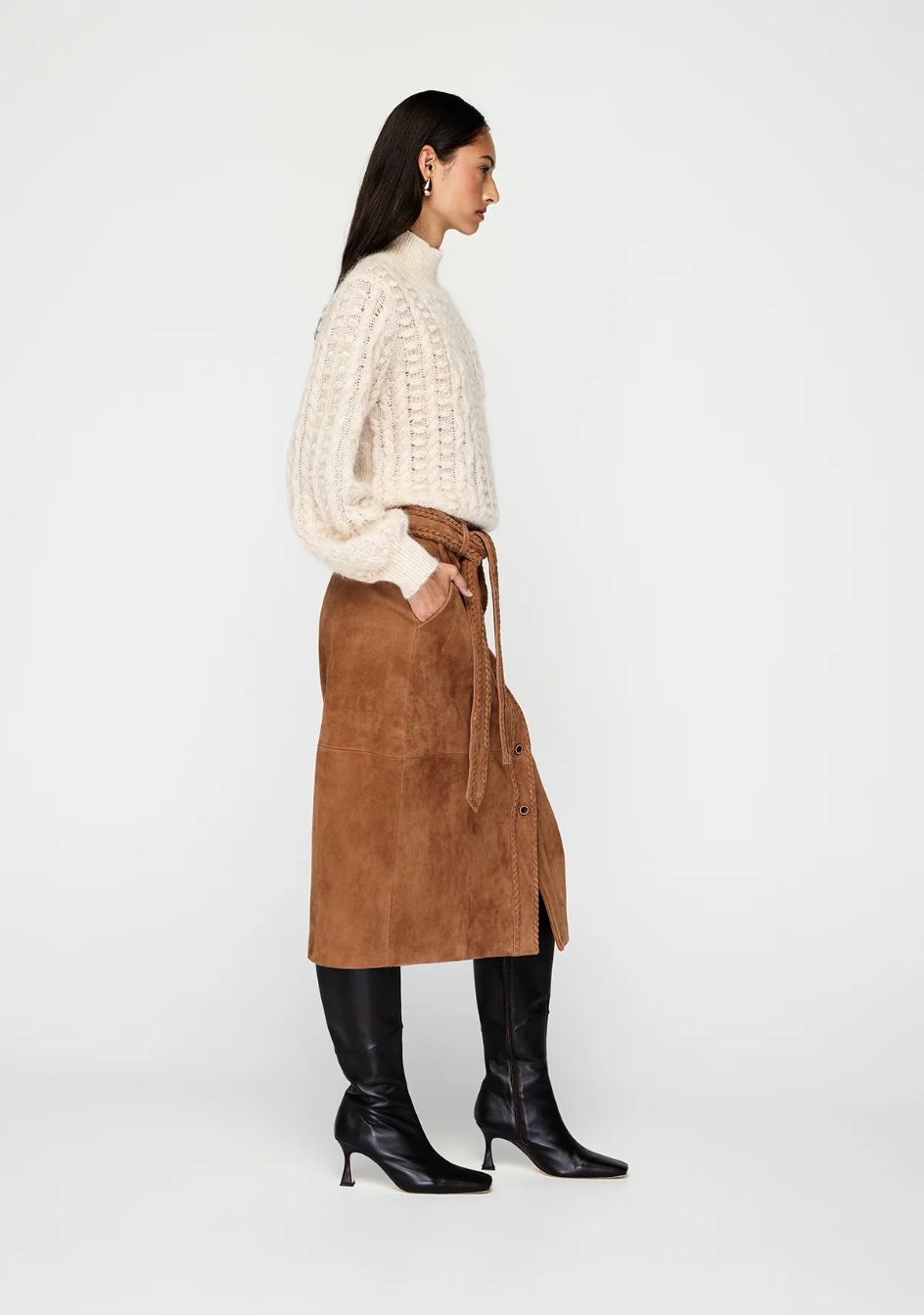 Nola Suede Skirt