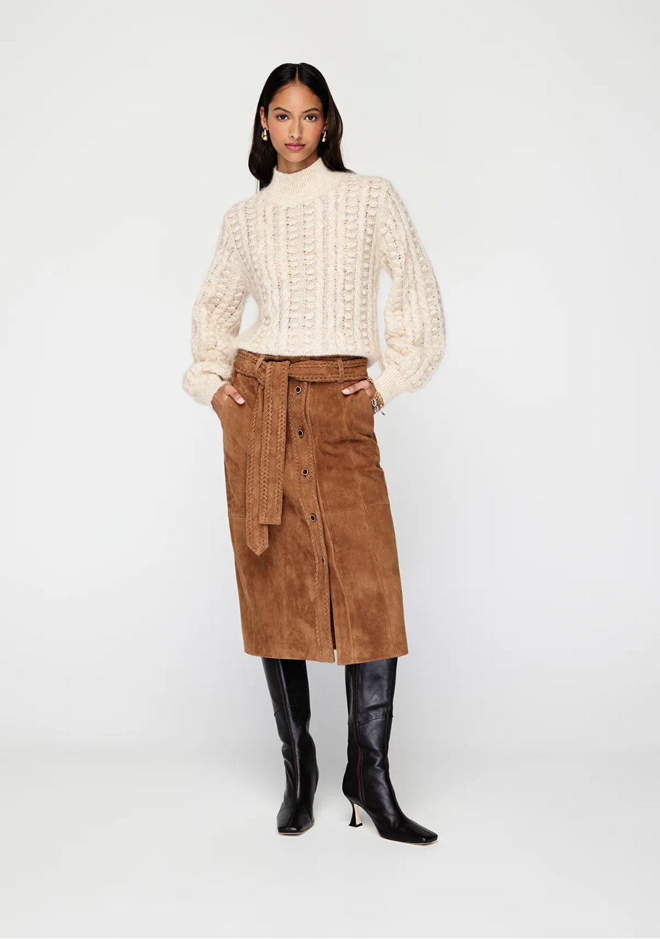 Nola Suede Skirt