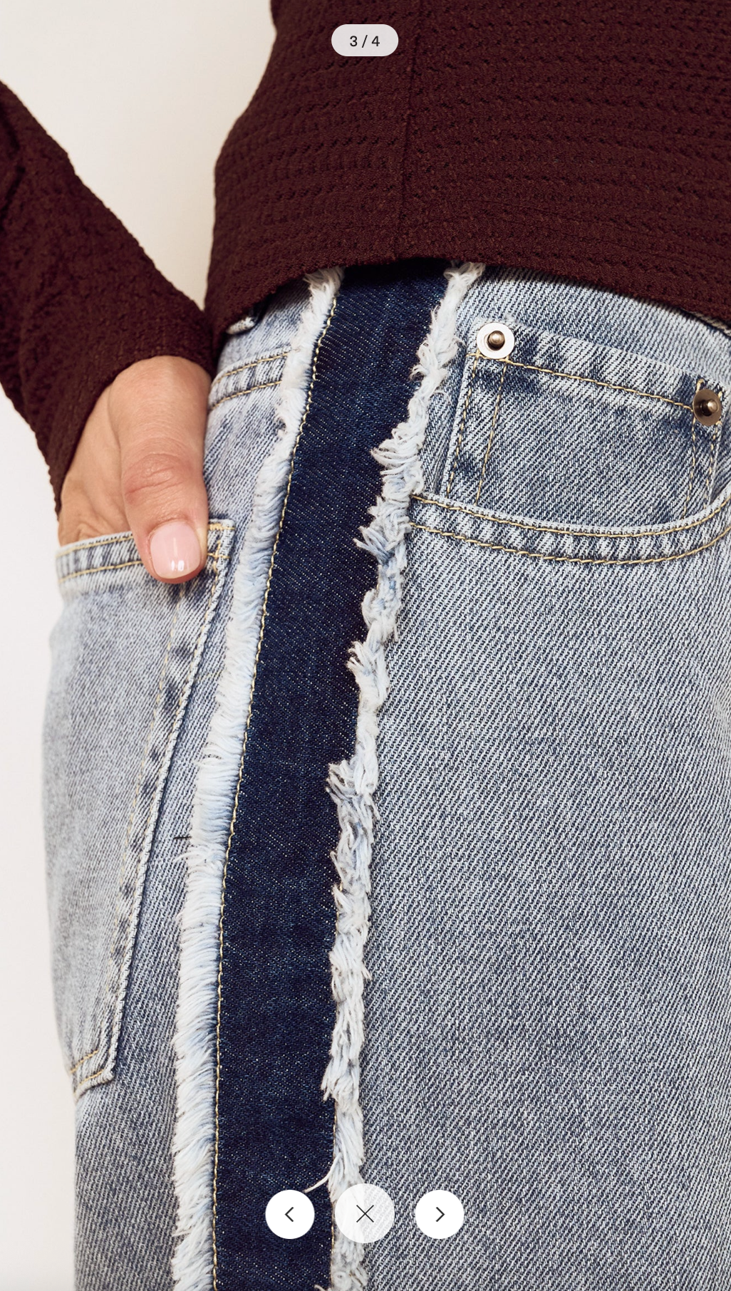 Tate Contrast Jeans