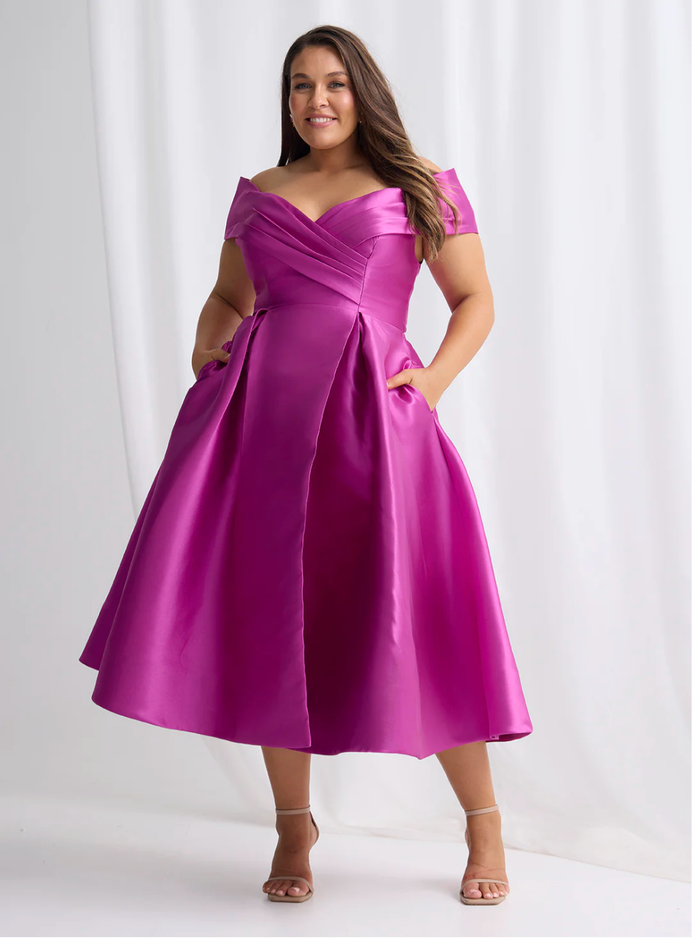 Eloisa Midi Fuchsia