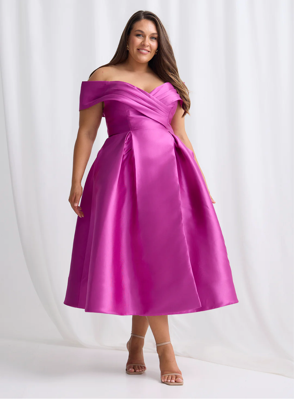 Eloisa Midi Fuchsia