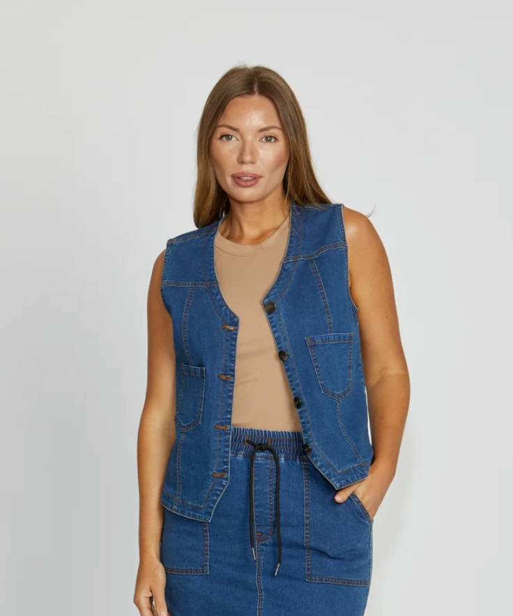 Vigo Denim Vest