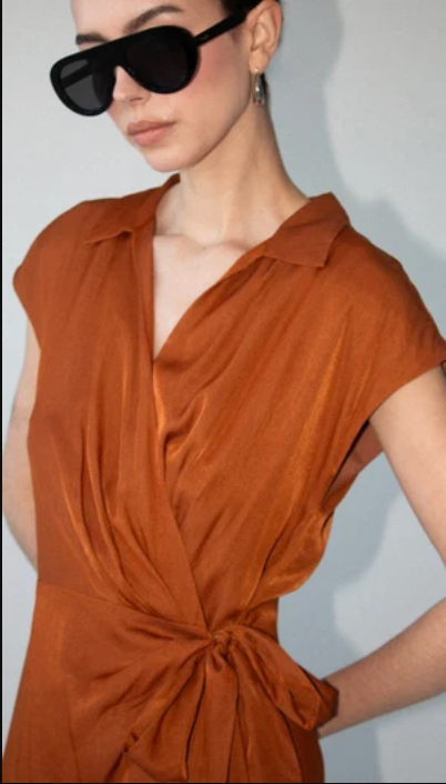 Solene Wrap Dress