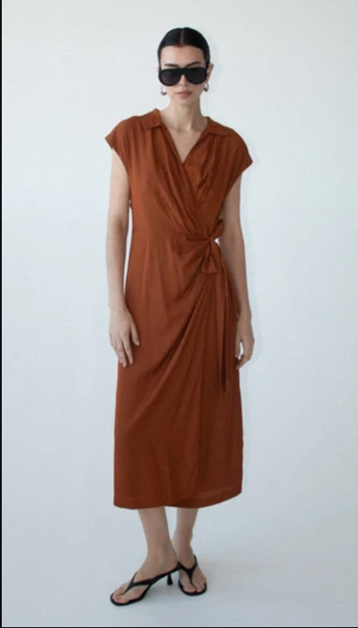Solene Wrap Dress